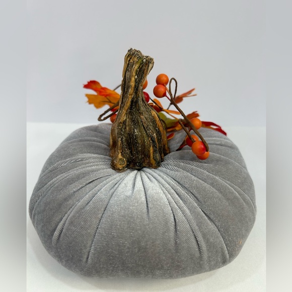 “Autumn” Velvet Pumpkin Home Decor - Picture 3 of 6